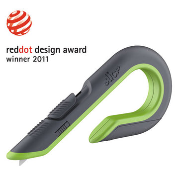 slice® Box Cutters, Double Sided, Replaceable, Stainless Steel, Gray, Green freeshipping - TVN Wholesale